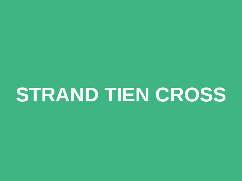 Strand TIEN cross