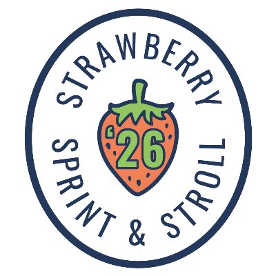 Strawberry Sprint and Stroll 5K & Fun Run Logo