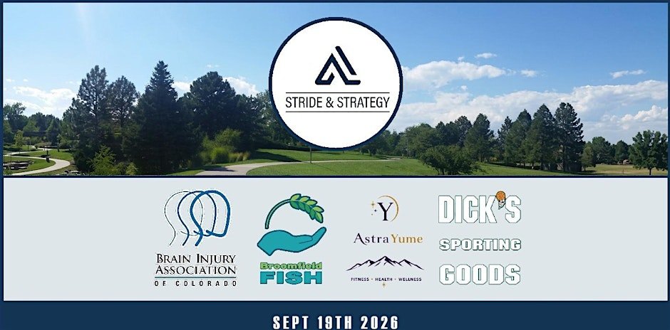 STRIDE & STRATEGY East Park Interlocken 9/19/2026 Logo