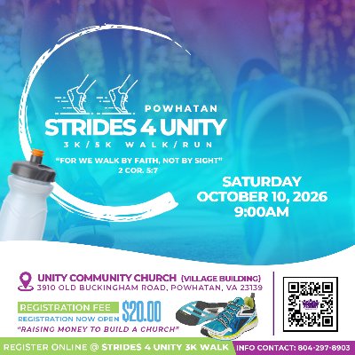 Strides 4 Unity 3K/5K Walk/Run