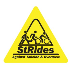 StRides Against Suicide & Overdose Logo