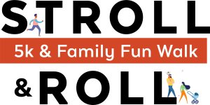 Stroll & Roll: 5K Run & Family Fun Walk to benefit the Erin Levitas Foundation Logo