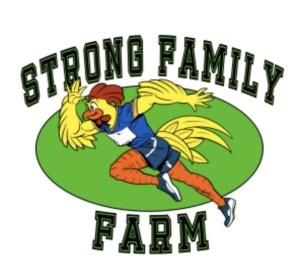 Strong Family Farm Chicken Run Logo