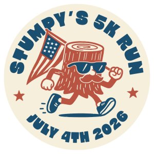 Stumpy's 5k Run and 1 Mile Fun Run/Walk Logo