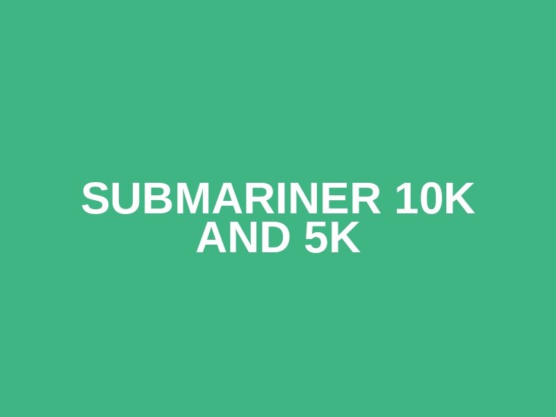 Submariner 10K and 5K Logo