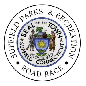 SUFFIELD PARKS & RECREATION ROAD RACE Logo