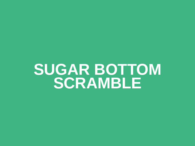Sugar Bottom Scramble Logo