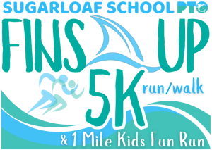 SUGARLOAF SCHOOL PTO FINS UP 5K RUN/WALK & 1M KIDS FUN RUN