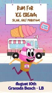 Sundae Funday - Ice Cream Run 5K, 10K, and Half Marathon Logo