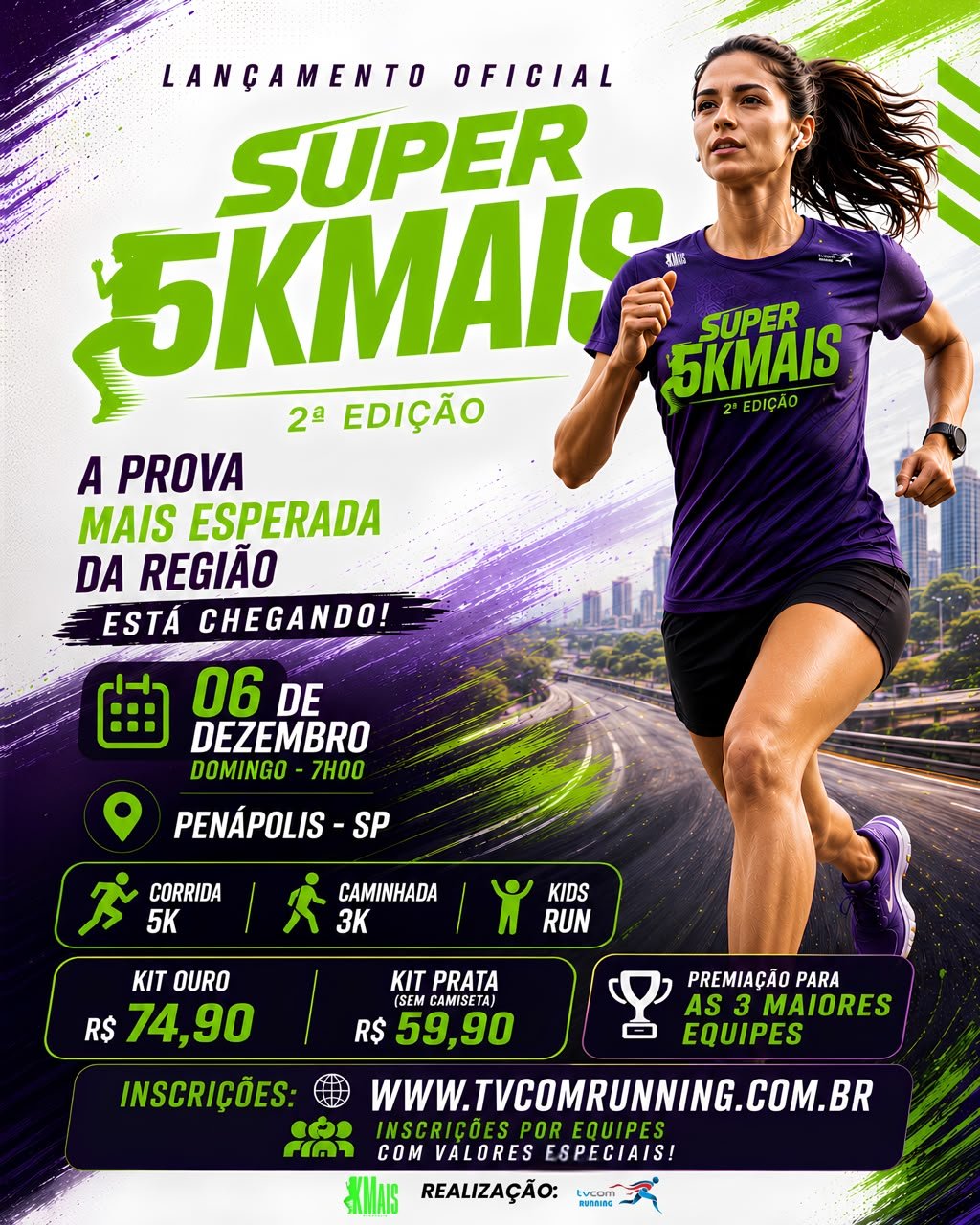 SUPER 5KMAIS 2ª EDIÇÃO PENÁPOLIS SP 2026