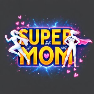 Super Mom 5K/10K/Half Marathon - Portland (Washougal) Logo
