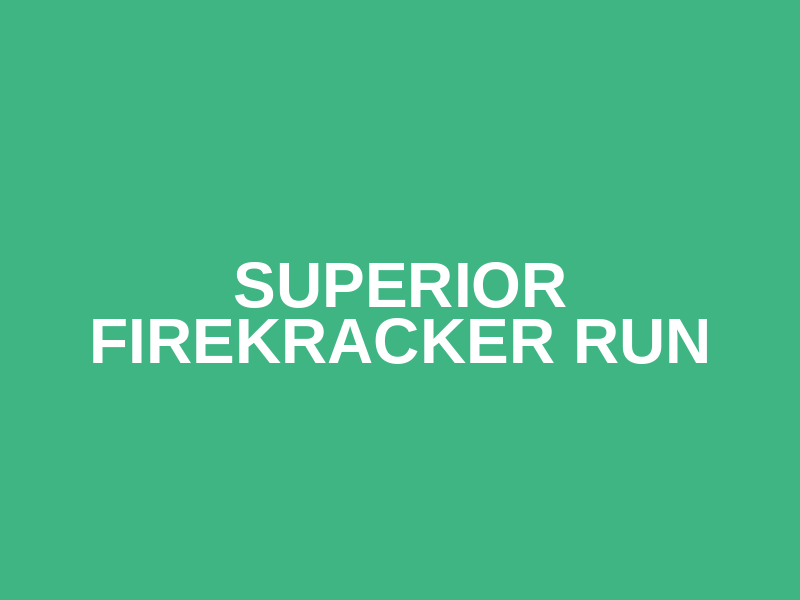 SUPERIOR FIREKRACKER RUN Logo