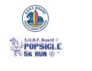 SURF Board Popsicle 5K Logo
