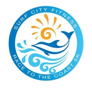 Surf City Fitness Race to the Coast 5K Logo