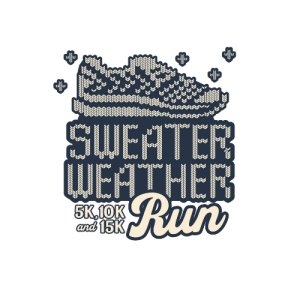 Sweater Weather Run 15k, 10k & 5k Logo