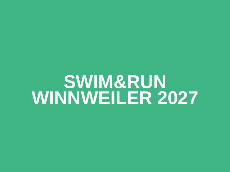Swim&Run Winnweiler 2027 Logo
