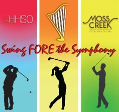 Swing Fore The Symphony Presented by The League of the Hilton Head Symphony Orchestra Logo
