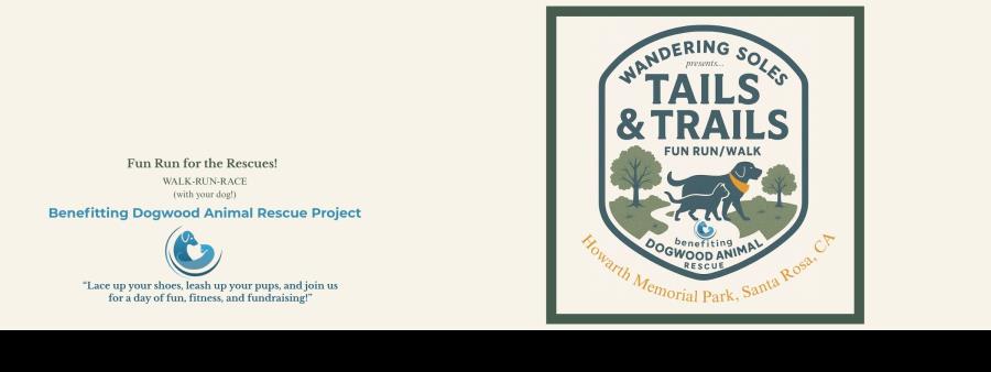 Tails & Trails- Charitable Walk/Run Logo