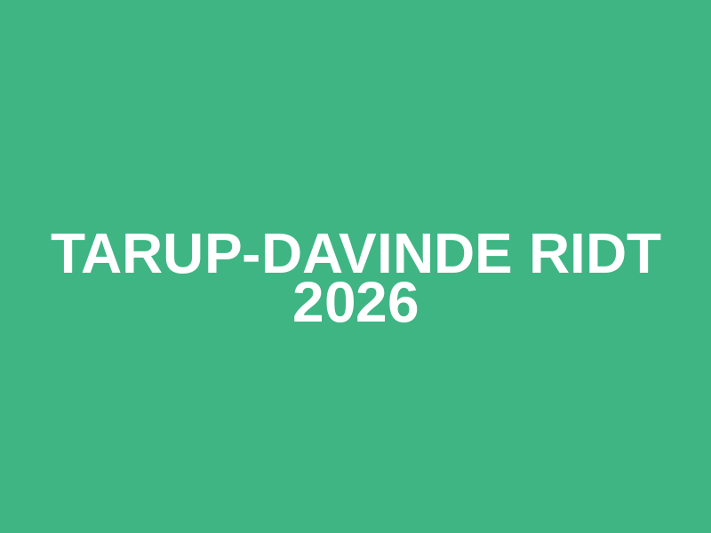 Tarup-Davinde Ridt 2026