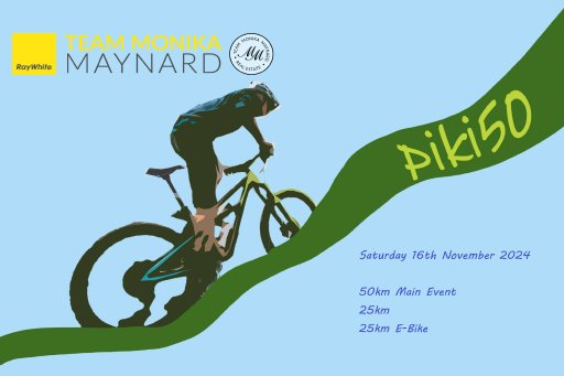 Team Monika Maynard piki50 2026 Logo