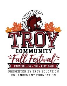 TEEF Fall Festival 5K, 1 Mile Fun Run/Walk & Tiny Trojan 100-Yard Dash Logo