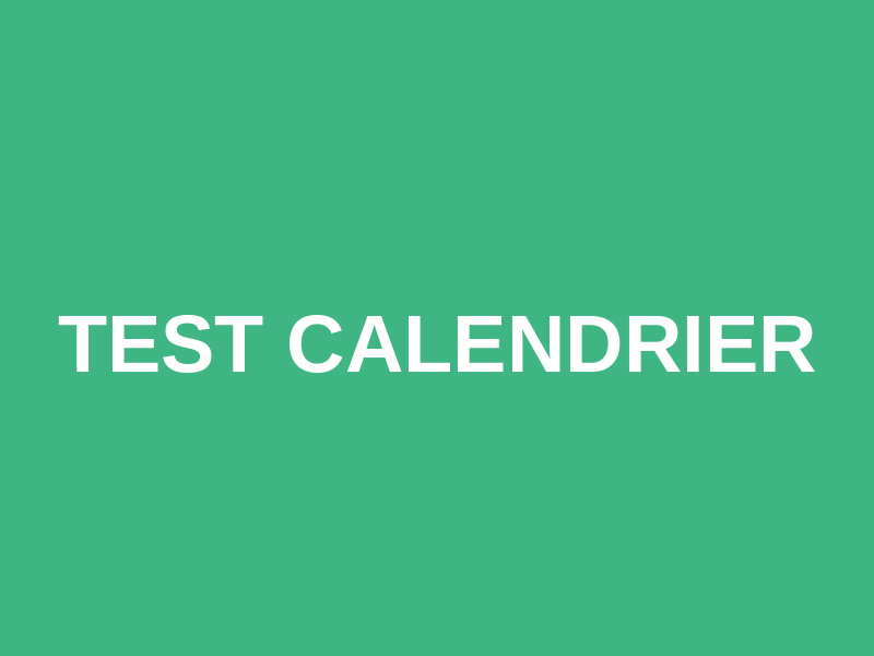 Test calendrier Logo