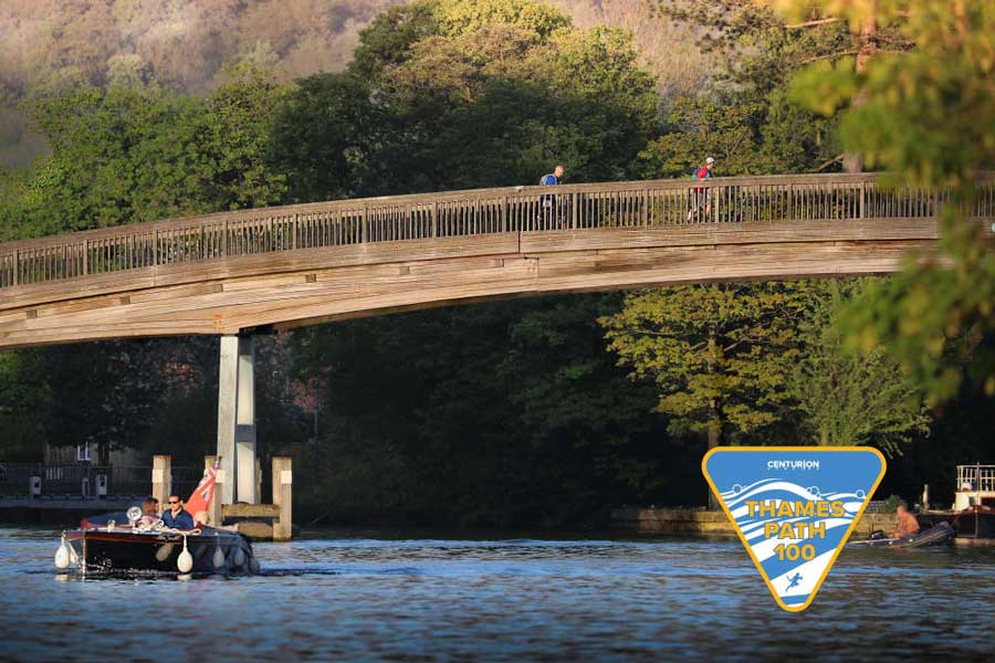 Thames Path 100 Logo