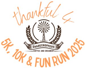 Thankful 4... 5K and Fun Run Logo
