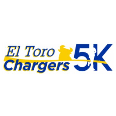 The 32nd Annual El Toro Chargers 4th of July 5K Logo