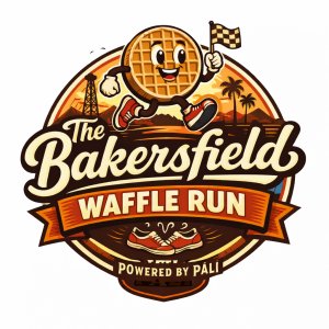 The 3rd Annual Bakersfield Waffle Run Logo