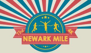 The 41st Annual Newark Mile 4k (2025) Logo