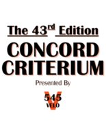 The 43rd Edition Concord Criterium Logo