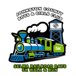 The 50th Annual Boys & Girls Club Selma Railroad Run 5K Logo