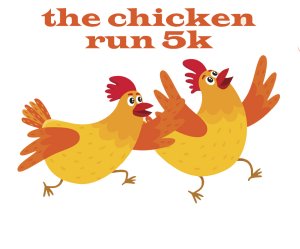 The 5k Chicken Run Logo