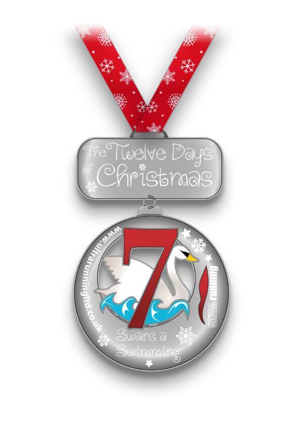 The 7 Swans a Swimming Run Logo
