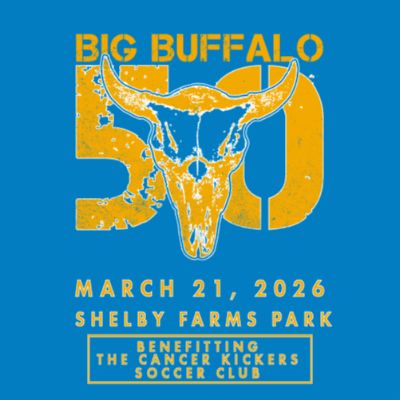 The Cancer Kickers Big Buffalo 50 Logo