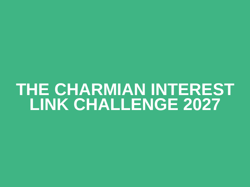 The Charmian Interest Link Challenge 2027 Logo