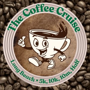 The Coffee Cruise  – 5K, 10K, 10-Miler, Half Marathon Logo