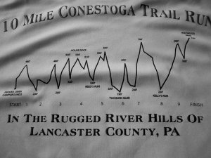 THE Conestoga Trail Run - 10 Tough Miles Logo