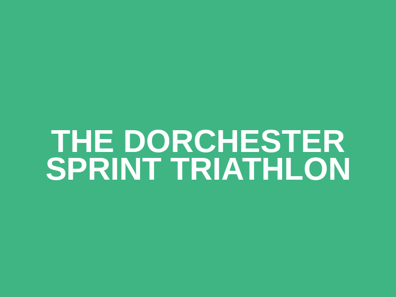 The Dorchester Sprint Triathlon Logo