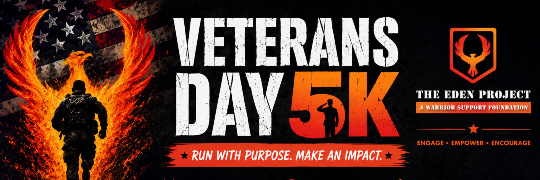 The Eden Project Veteran's Day 5K Logo