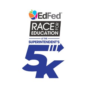 The EdFed Race for Education at the Superintendent’s 5K Logo