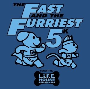 The Fast and The Furriest 5K Logo