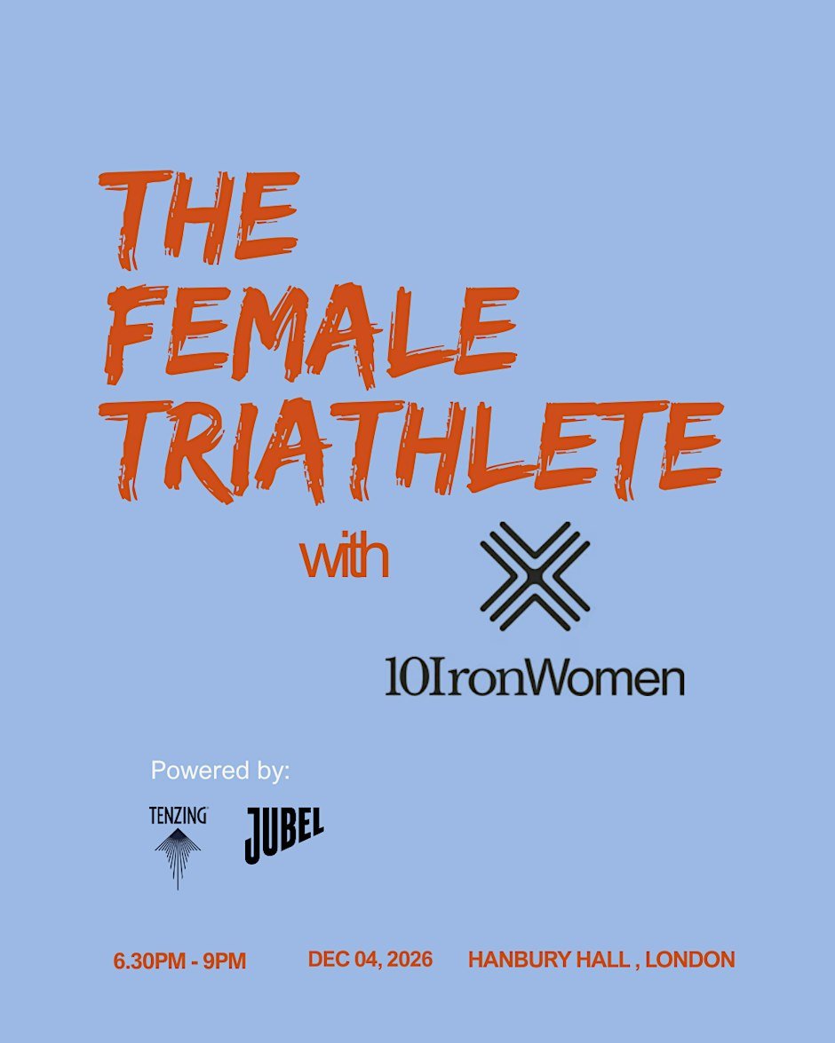 The Female Triathlete with 10IronWomen in London Logo