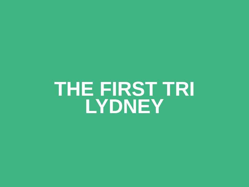 The First Tri Lydney Logo