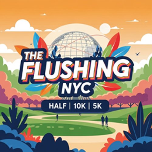 The Flushing Meadows NYC Half, 10k, 5k 2026 Logo