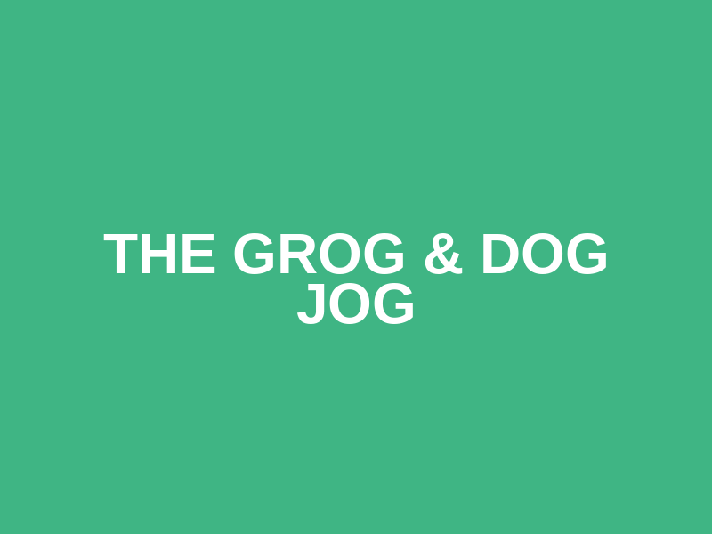 The Grog & Dog Jog Logo