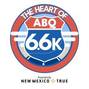 The Heart of ABQ 6.6K Run/ Race walk Logo