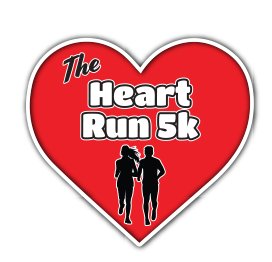 The HEART RUN Half Marathon & 5K/10K Logo