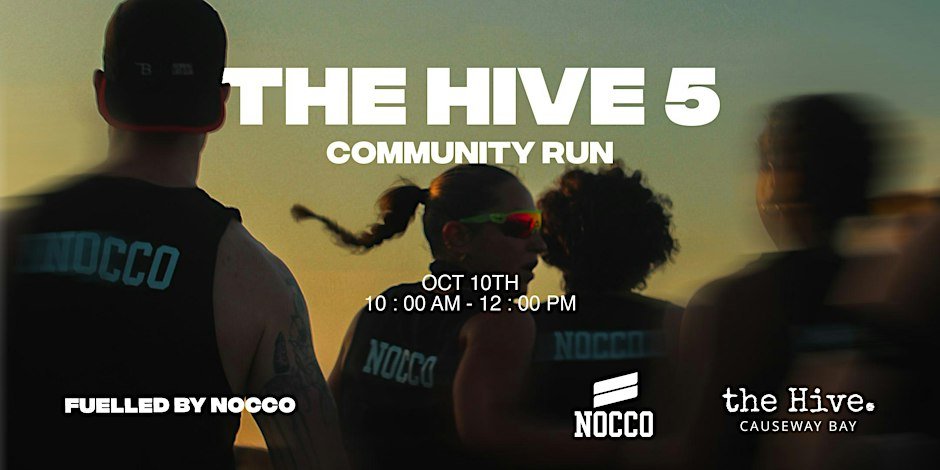 THE HIVE 5 | NOCCO x the Hive 5K Run Logo